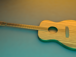 guitar Modelo 3D