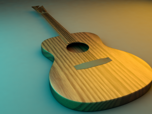 guitar Modelo 3D