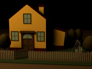 cartoon house 3D Model