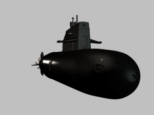submarine 3D Model
