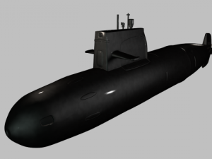 submarine 3D Model