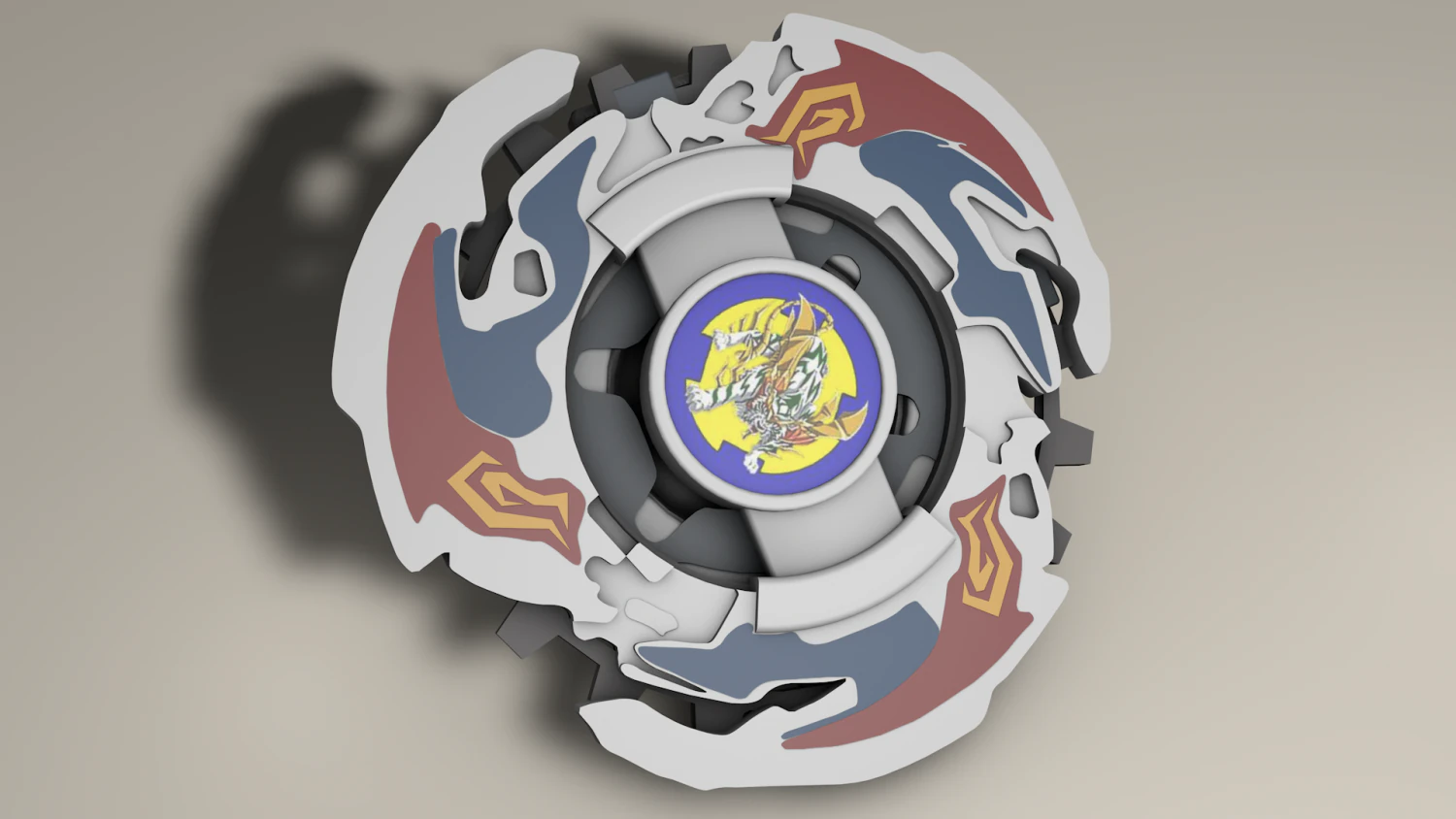 beyblade driger 3D Model .c4d .max .obj .3ds .fbx .stl .blend