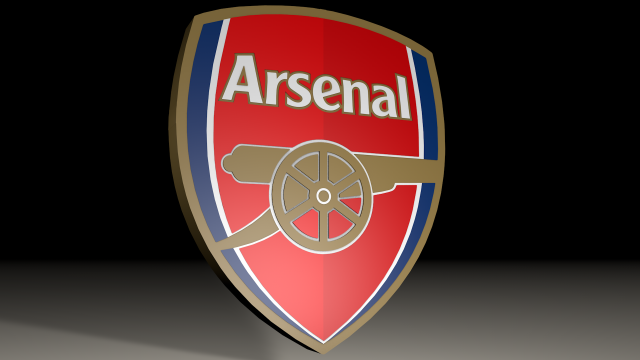 Download football team logo 3D Model