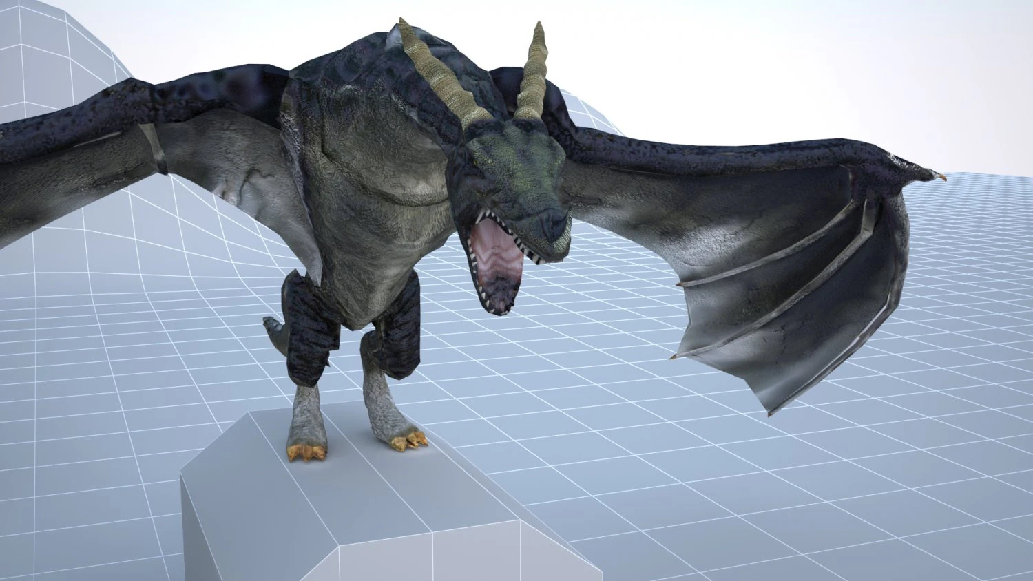 dragon 3D Model .c4d .max .obj .3ds .fbx .stl .blend 