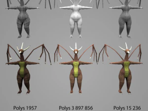 орел-дракон-монстр 3D Модель