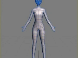 anime girl 3D Model