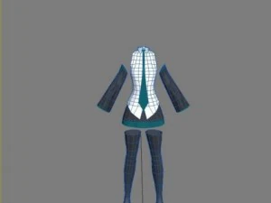 anime girl 3D Model