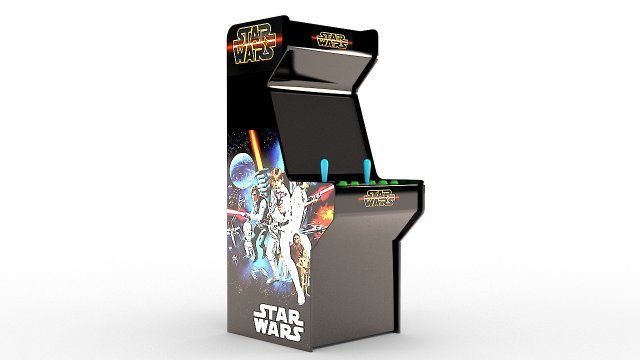 arcadecabinet 3D 模型 .c4d .max .obj .3ds .fbx .stl .blend 