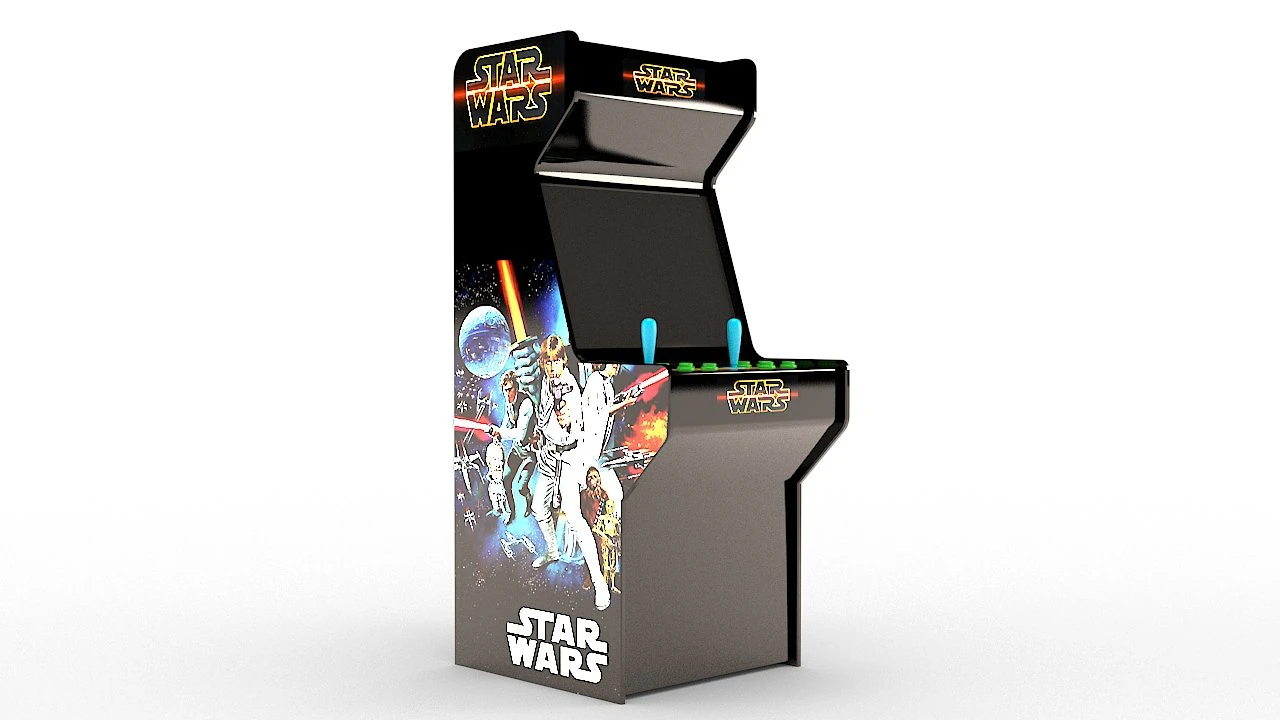arcadecabinet 3D Model .c4d .max .obj .3ds .fbx .stl .blend 