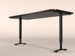 desk black 3D Model