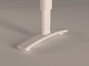 desk black 3D Model