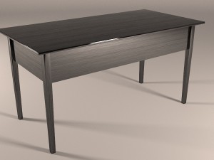desk black - arkelstorp 3D Modell