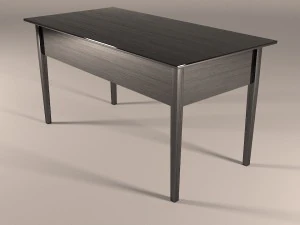 desk black - arkelstorp 3D Model