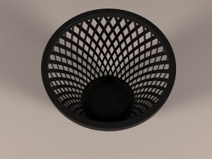 plastic basket 3D 模型
