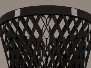 plastic basket 3D 模型