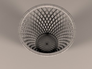 plastic basket 3D 模型