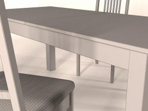 dining set Modelo 3D