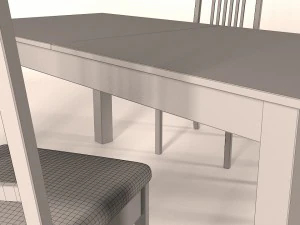dining set 3D Model