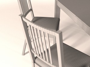 dining set Modelo 3D