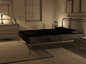 bedroom 3D 모델