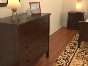 ikea-bedroom 3D 模型
