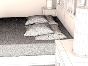 ikea-bedroom 3D 模型