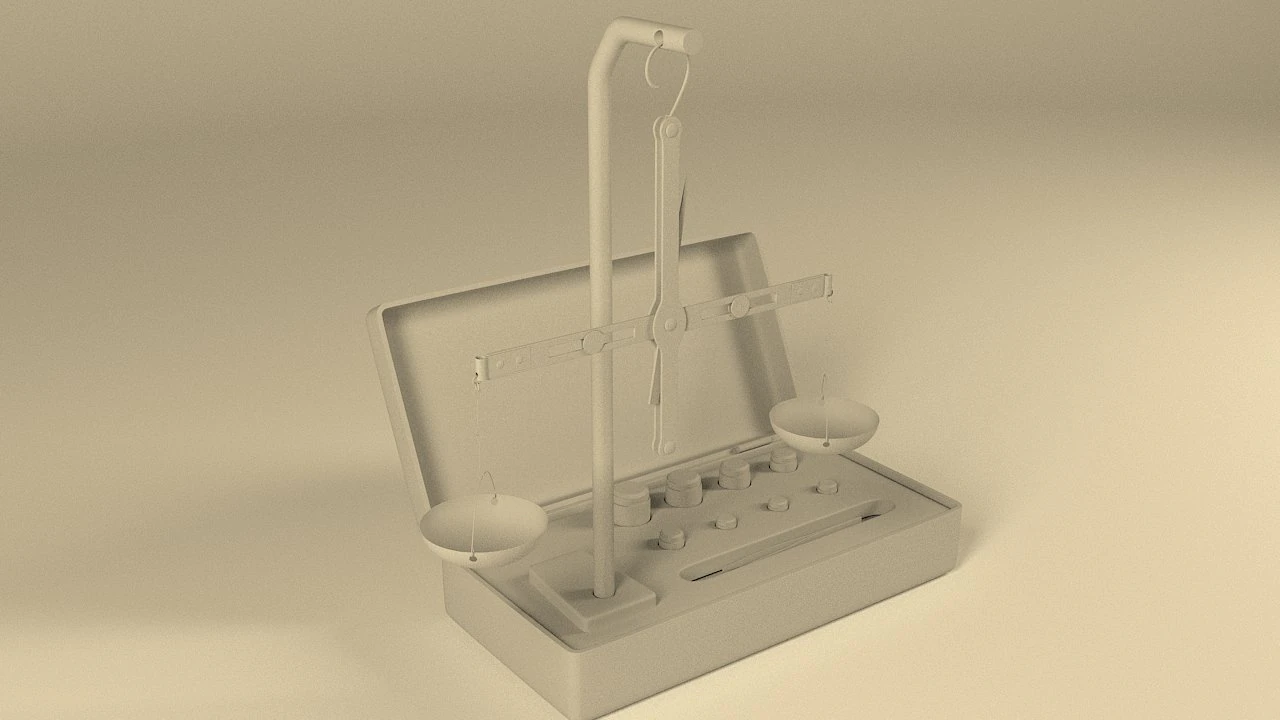 medical scales 3D Model .c4d .max .obj .3ds .fbx .stl .blend 