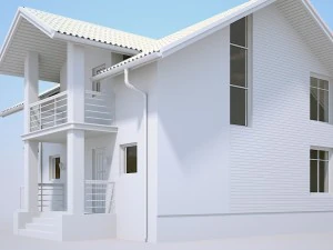 house for family 3D Model