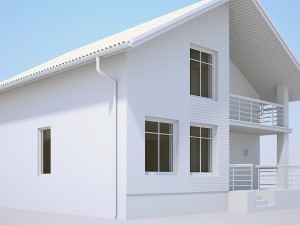 house for family 3D Modell