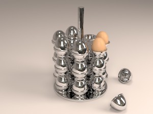 plates for eggs 3D Модель