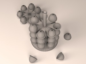 plates for eggs 3D Model