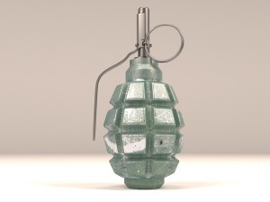 grenades f1 Model 3D