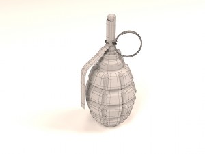 grenades f1 Model 3D