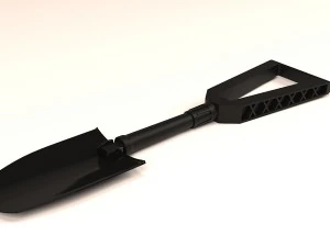 pala plegable de viaje Modelo 3D