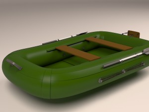 inflatable boat 3D Model