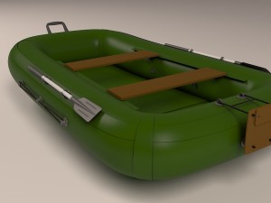 inflatable boat 3D 모델