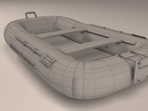 inflatable boat 3D Model