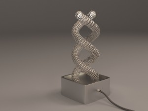 table lamp helix 3D Model