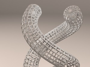 table lamp helix 3D Model