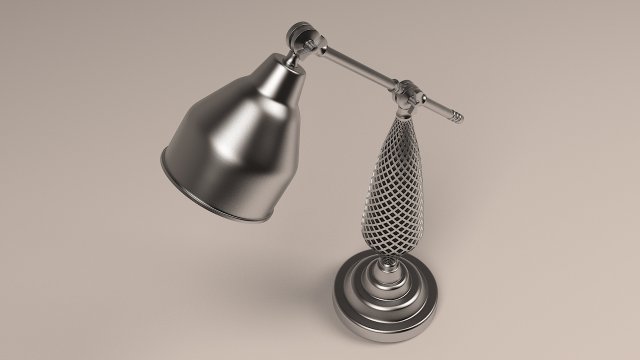 table lamp 3D Model .c4d .max .obj .3ds .fbx .stl .blend 