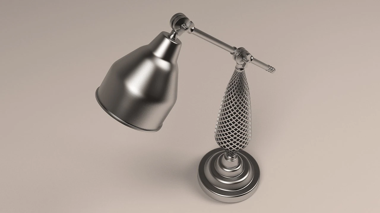 table lamp 3D Model .c4d .max .obj .3ds .fbx .stl .blend 