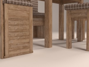 kitchen furniture city 3D Modell