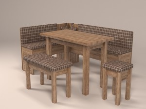kitchen furniture city 3D Modell