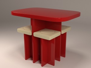 dining group olympus Modelo 3D