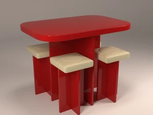 dining group olympus 3D Model