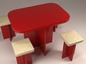 dining group olympus 3D Модель