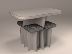 dining group olympus 3D Модель