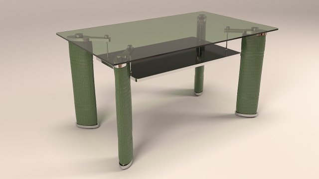 table crocodile Model 3D .c4d .max .obj .3ds .fbx .stl .blend 