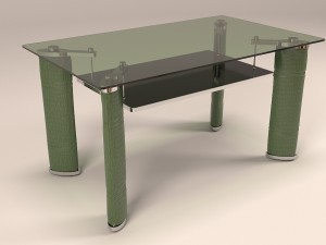 table crocodile Modello 3D