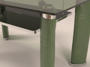 table crocodile Model 3D